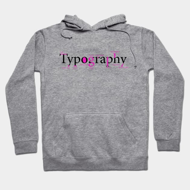 Typography Hoodie by vladocar